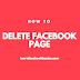 How to remove your Facebook page