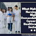 What Makes Nursing a Highly Demandable Career in Healthcare Sector?