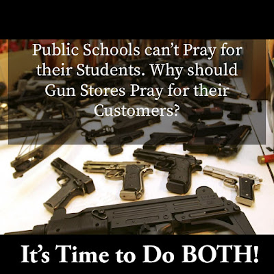 🔫 (“Gun Control Alternatives”, continued!) 😮 If students are the “business product” of educational institutions, then they need more than just physical and mental stimuli, instruction, & inspiration. ✝️ “Yea, thou castest off fear, and restrainest prayer before God.” (Job 15:4) 💥 