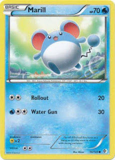 Marill Boundaries Crossed Pokemon Card