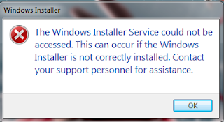 Cara Memperbaiki MSI Installer Windows 7