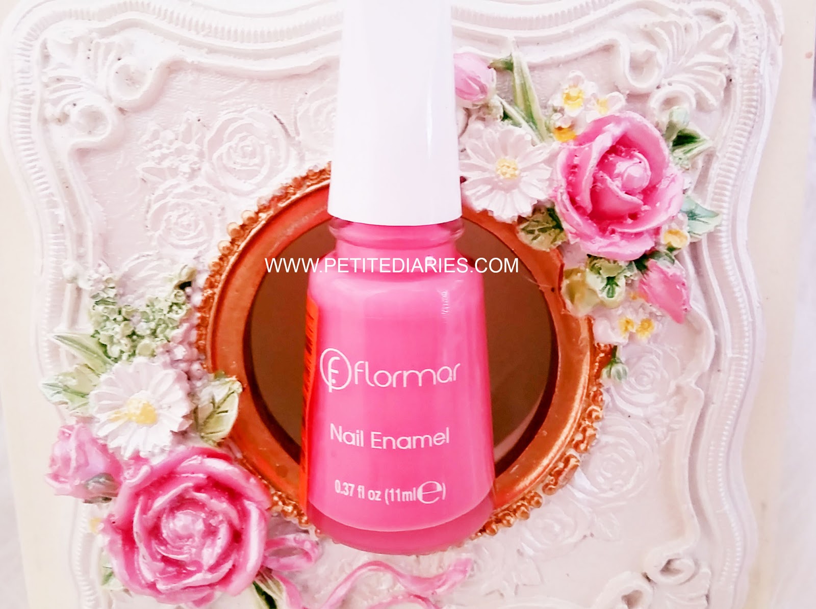 flormor nail polish enamel in pink