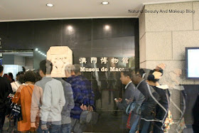 The entrance of Macau Museum located in the same vicinity of Monte Fort. Visitors lined up ina queue