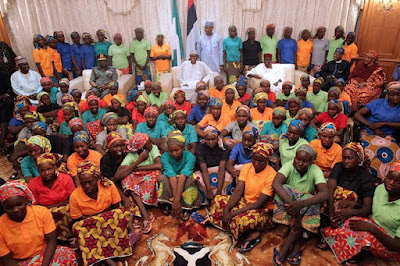 82 freed Chibok school girls to meet their parents this Friday May 19th 