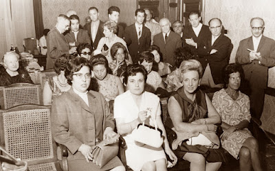IX Campeonato de España Femenino 1965, recepción en la Sala de Plens del Ayuntamiento de Arenys de Mar