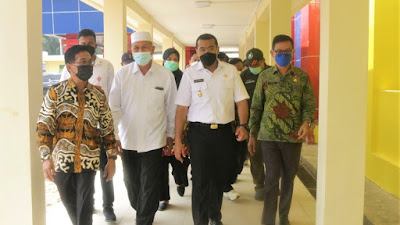 Wagub Audy Joinaldy Tinjau RSUD dan Rumah Isolasi Nagari