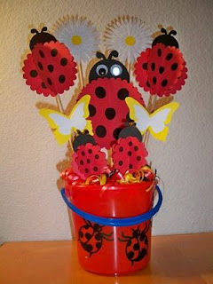 Centros de mesa de Ladybug