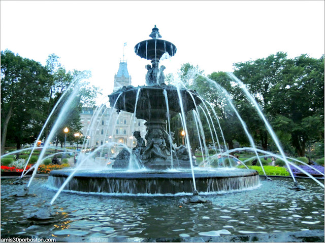 Fuente de Tourny en la Ciudad de Quebec