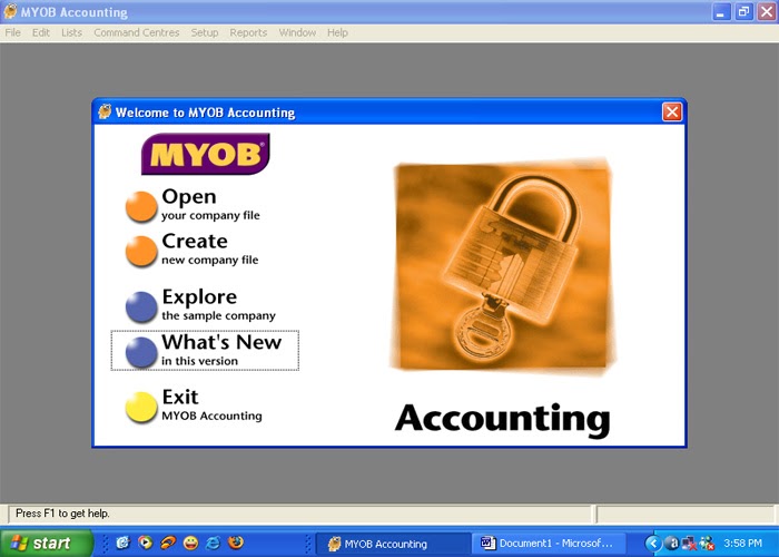 Akuntansi Komputer: MYOB Accounting : Sebuah Perkenalan
