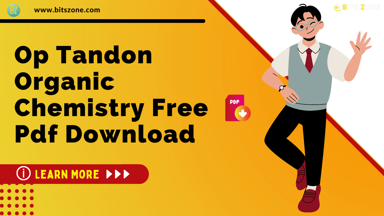 Op Tandon Organic Chemistry pdf Free Download 2022