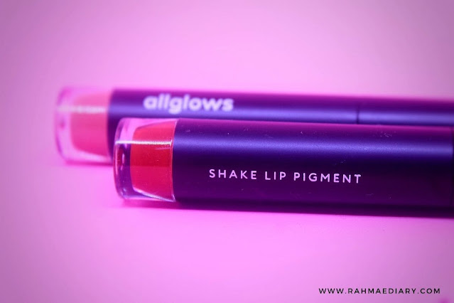 review allglows shake lip pigment