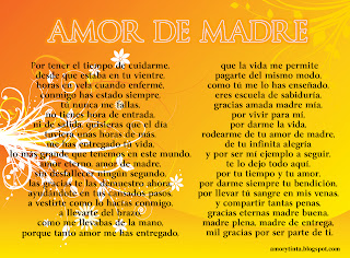 poema amor de madre