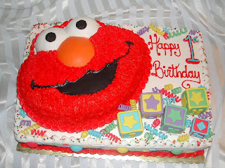 Elmo Birthday Cake