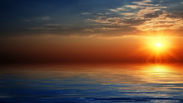 Sunset over the Lake HD Wallpaper