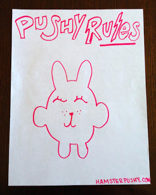 Hamster Pushy Poster Color Yourself