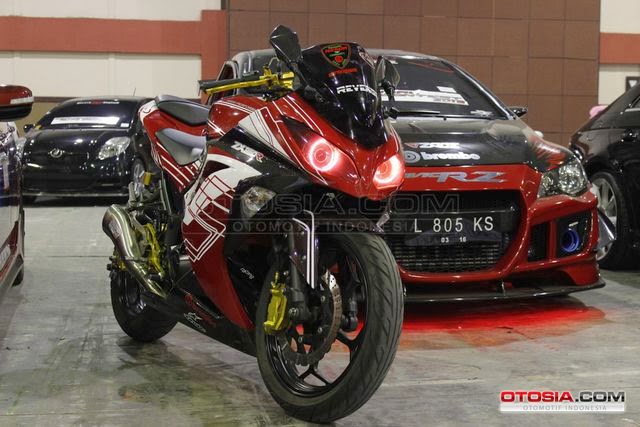 Foto foto Desain Modif Kawasaki Ninja  250 Terbaru  2014 