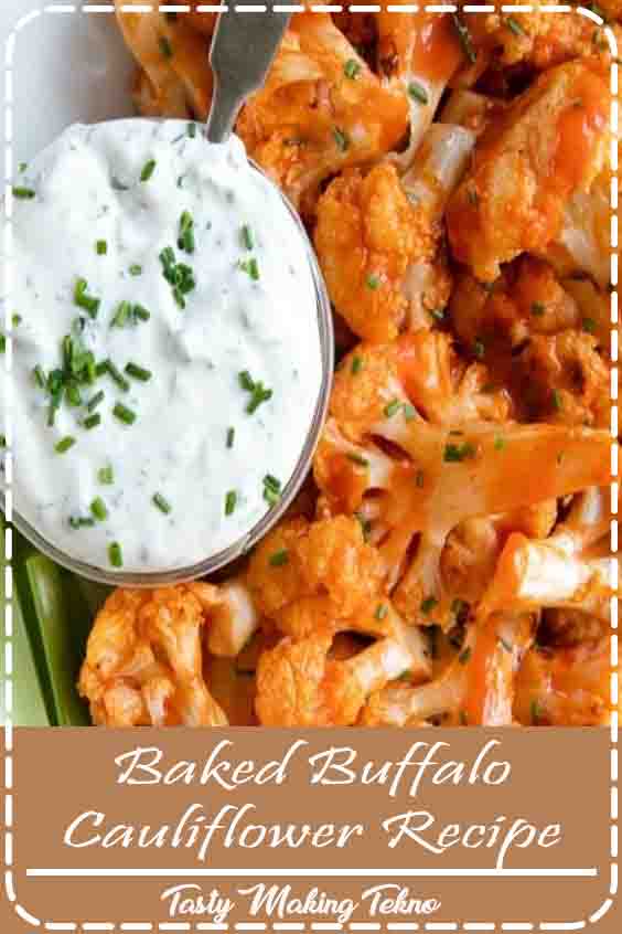 Oven Baked Buffalo Cauliflower Bites are a fun and easy appetizer or snack made with just a few simple ingredients. Oven Baked Buffalo Cauliflower Bites are a fun and easy appetizer or snack made with just a few simple ingredients.
