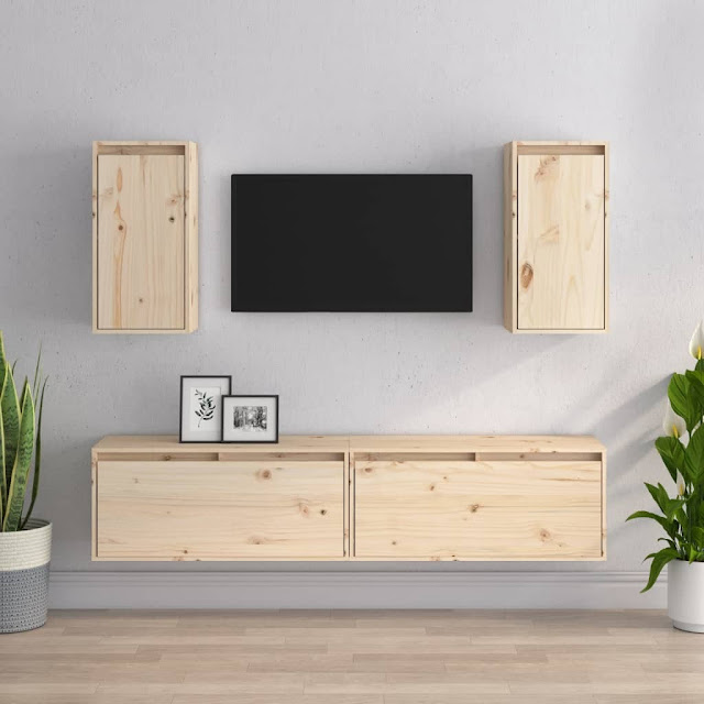 Solid Wooden TV entertainment unit