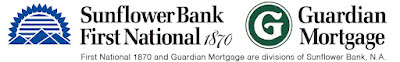 sunflower bank, first national 1870, guardian mortgage logo final revisions