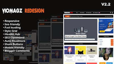 Template Viomagz Redesign blogger By Vishesh-Themes