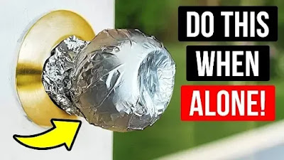 Why Put Foil on Door Knobs