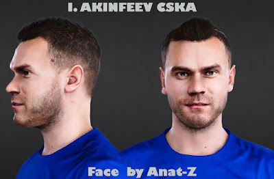 PES 2021 Faces Igor Akinfeev by Anat-Z