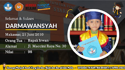 slide wisuda tk