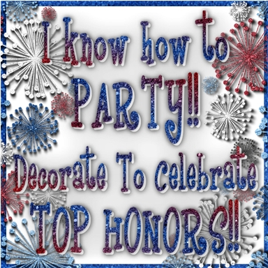 Decorate To Celebrate! Top Honors