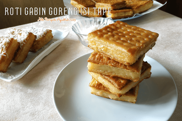 Roti gabin goreng isi tape @NetiRecipes 2019