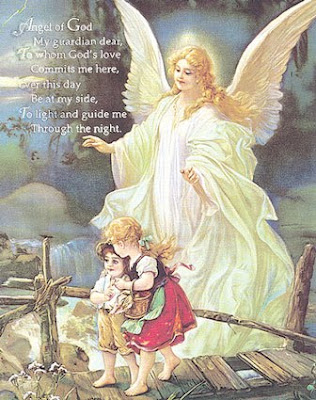 Today is the feast of Guardian Angels Angel of God My Guardian Dear