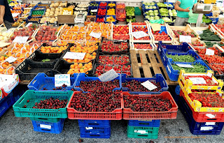 Obst Gemüse Wochenmärkte im Süden Reiseeindrücke