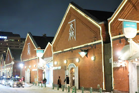 北海道 函館 ライトアップ 金森赤レンガ倉庫