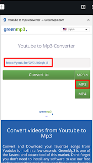 cara download mp3 dari youtube melalui android