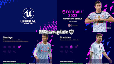 PES 2021 Menu Mod eFootball 2022 Champions Edition by PESNewupdate