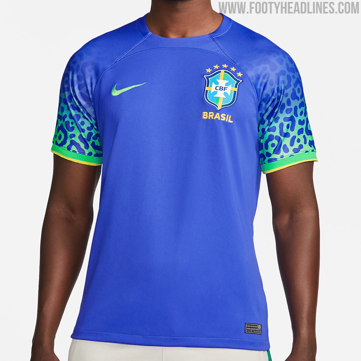 Brazil Away Jersey 2022, Brazil 2022 World Cup Away Kit Jersey 2022  (Blue).