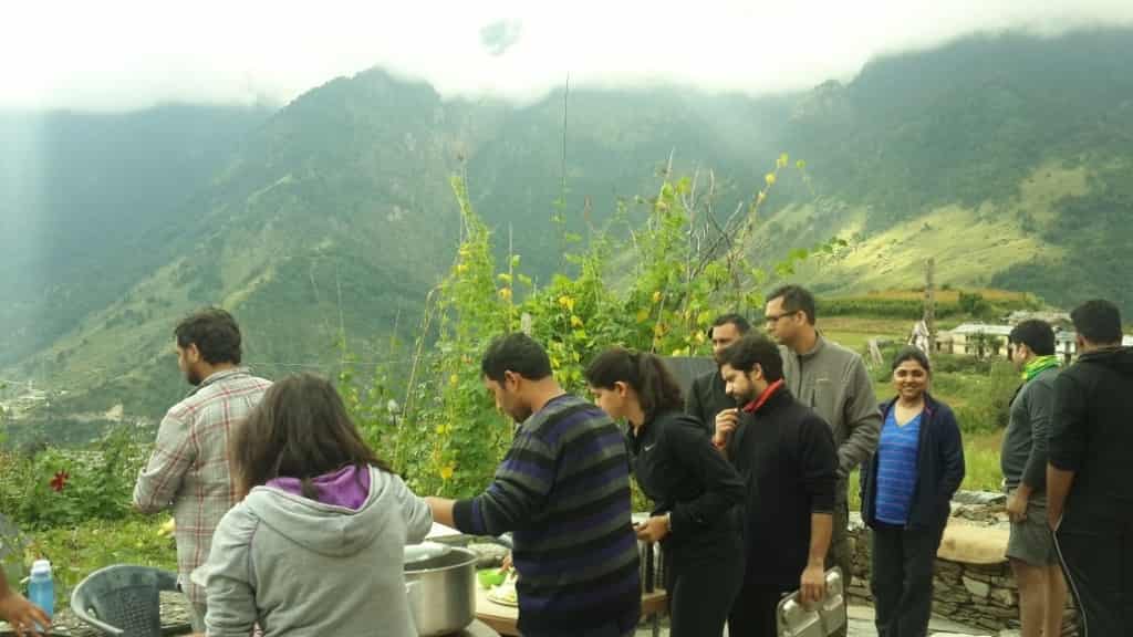 the didna lunch - Roop Kund Trek