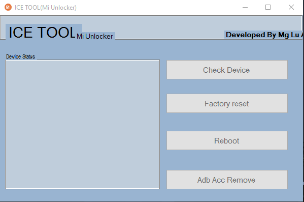 Download ICE TOOL (Mi Unlocker) Factory Reset Adb Free For All By Jonaki telecoM