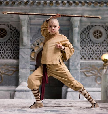 Noah Ringer as Aang - Last Airbender Movie