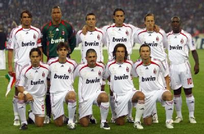 AC Milan Football Team And