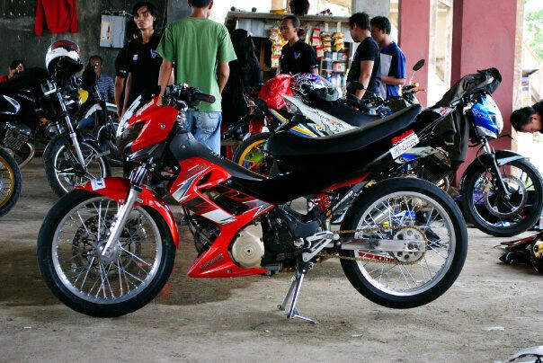 Modifikasi satria fu road race terbaru