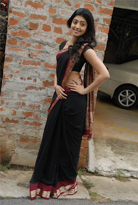 Actree Praneetha Hot Saree Photos