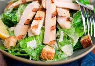 Grilled Chicken Caesar Salad Nutrition Information and Recipe