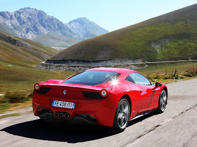 2011 Ferrari 458 Italia Rear View