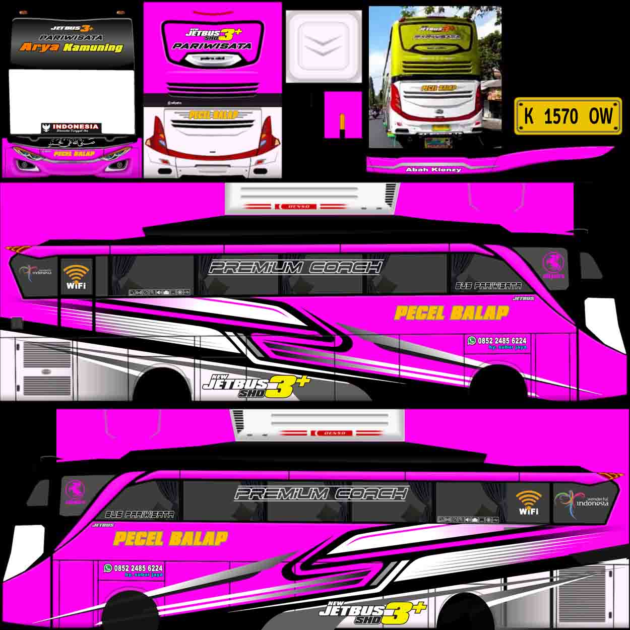 livery bus bumblebee