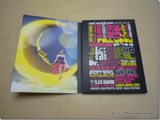 安室2008-2009鑽漾演唱會DVD-BEST FICTION TOUR-內部