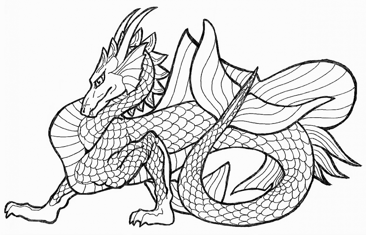 Coloring Pages Of Dragons 3