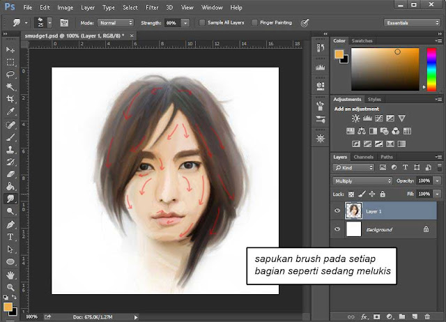 Tutorial Smudge Painting Photoshop Untuk Pemula