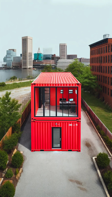 Baltimore-shipping-container-offices