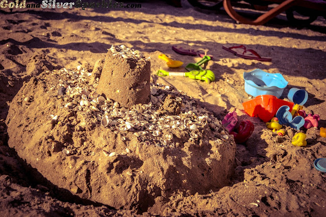 sand, castle, sand castle, beach, beach toys