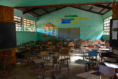 Classroom in remote village in Guatemala